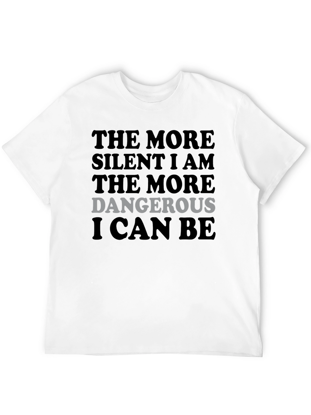 Silent Danger T-Shirt - Mens Crew Neck Tee