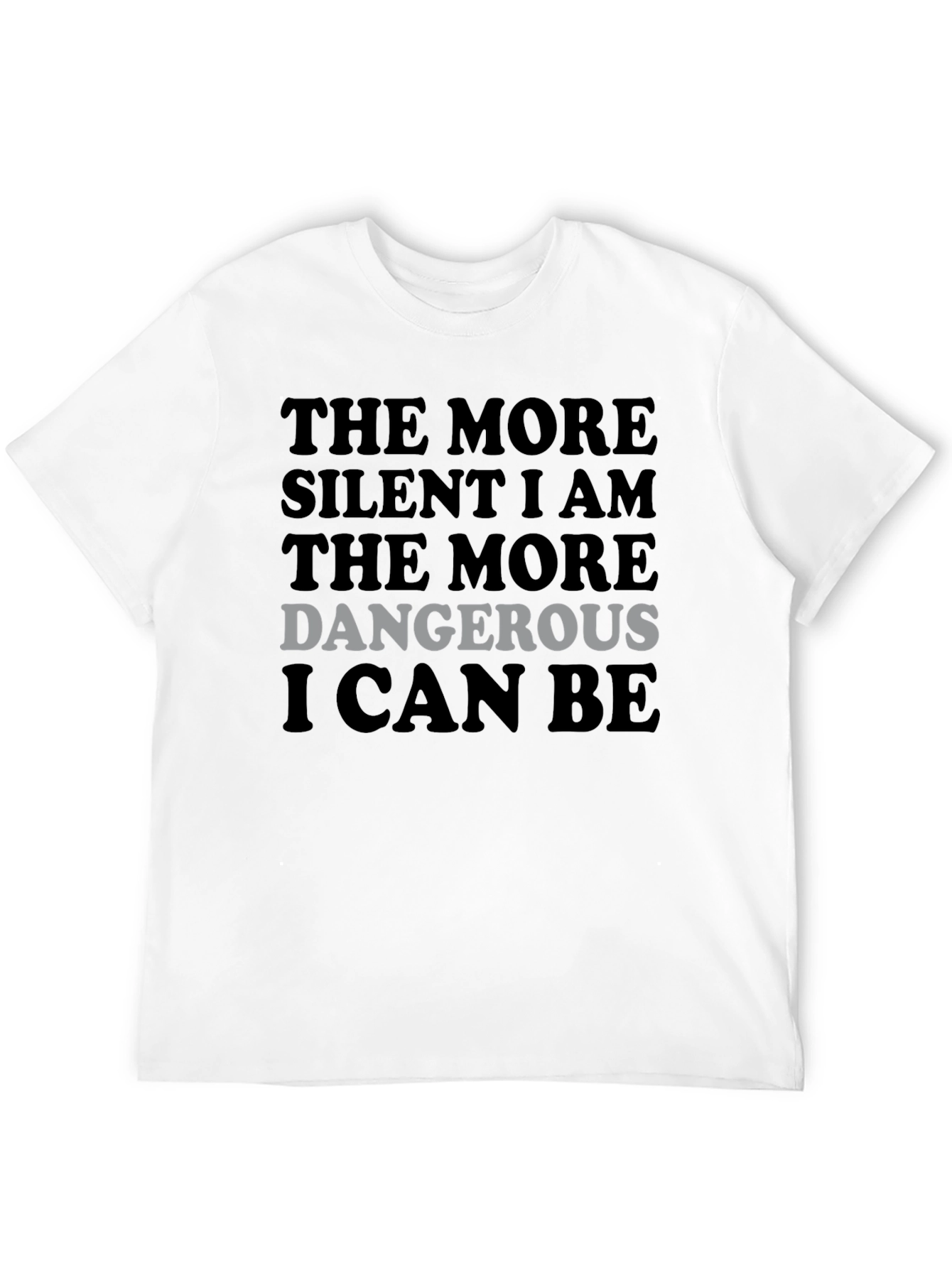 Silent Danger T-Shirt - Mens Crew Neck Tee
