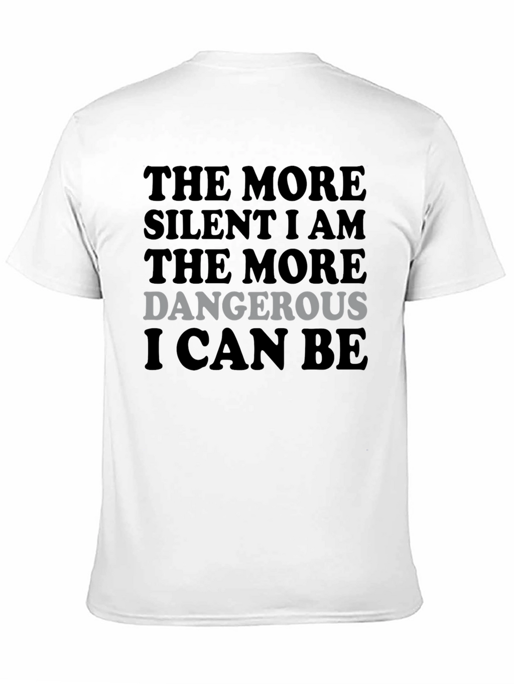 Silent Danger T-Shirt - Mens Crew Neck Tee