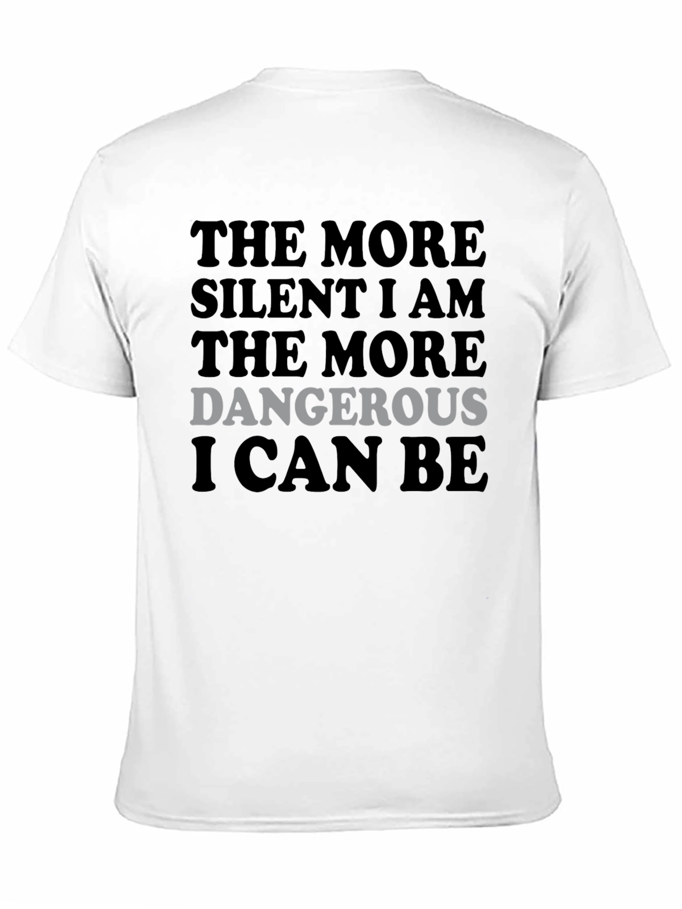 Silent Danger T-Shirt - Mens Crew Neck Tee