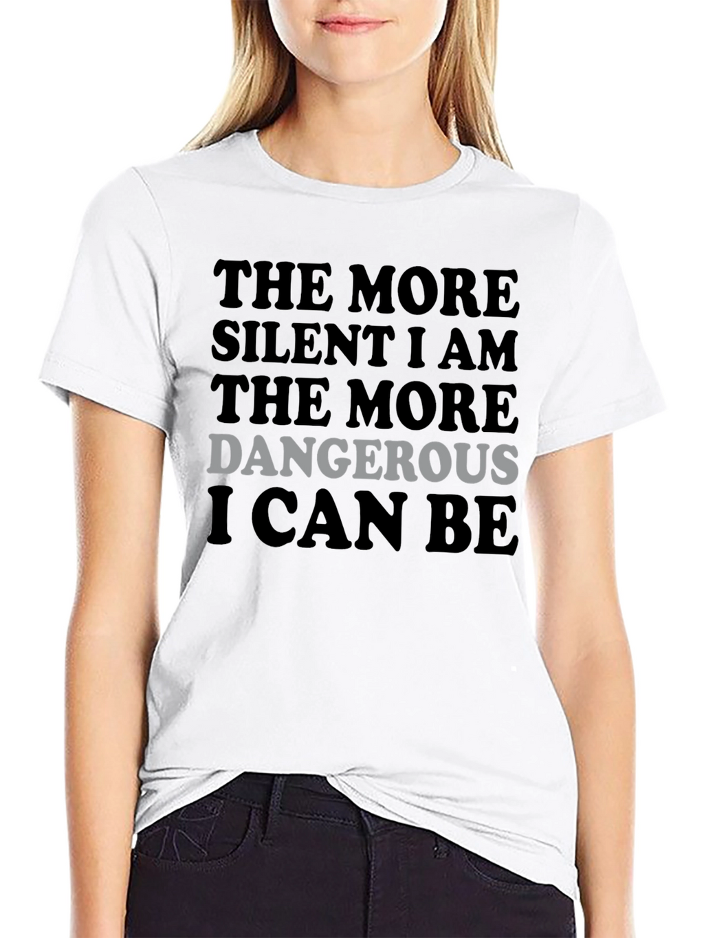 Silent Danger T-Shirt - Mens Crew Neck Tee