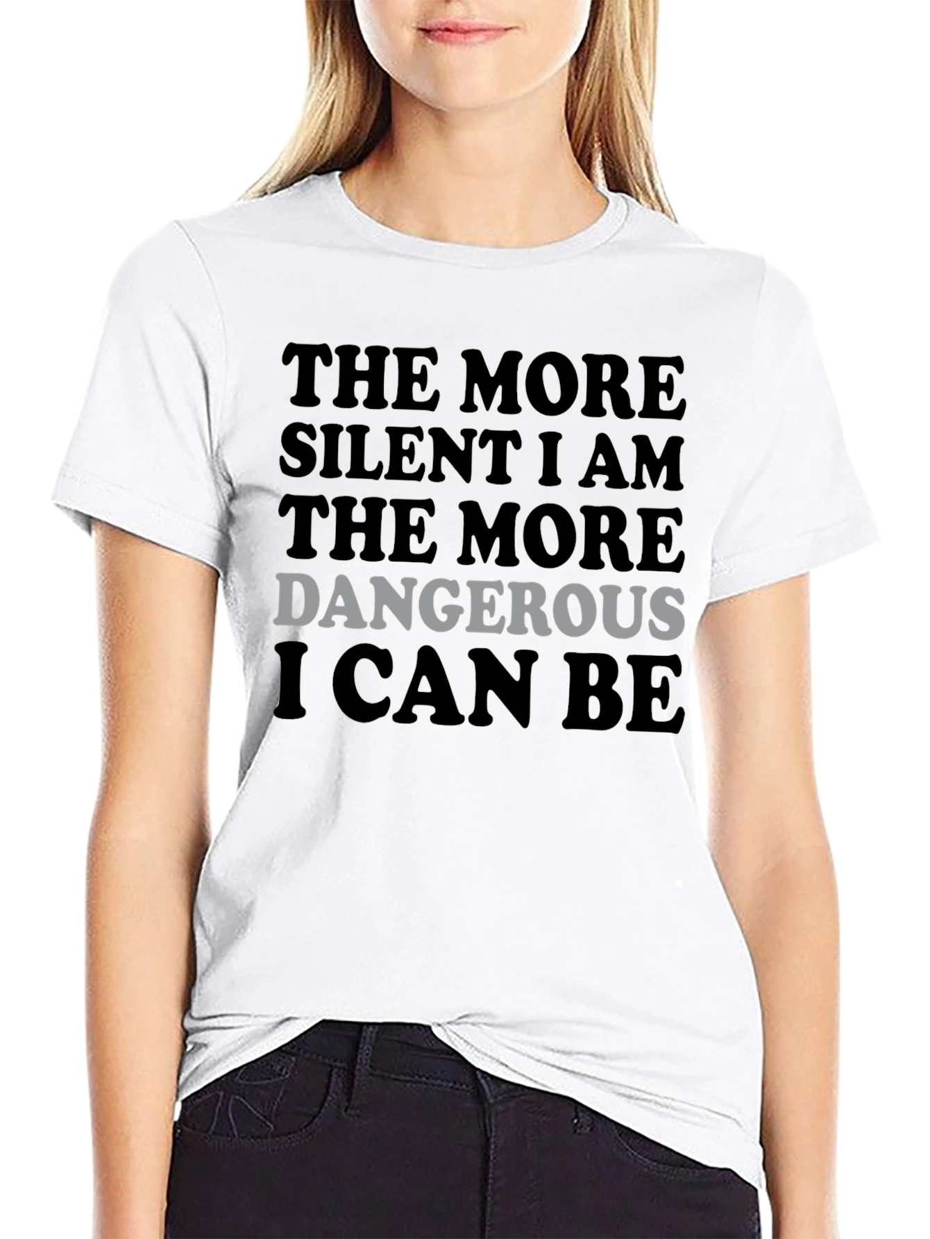 Silent Danger T-Shirt - Mens Crew Neck Tee