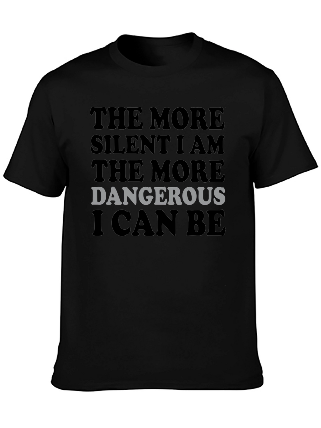 Silent Danger T-Shirt - Mens Crew Neck Tee