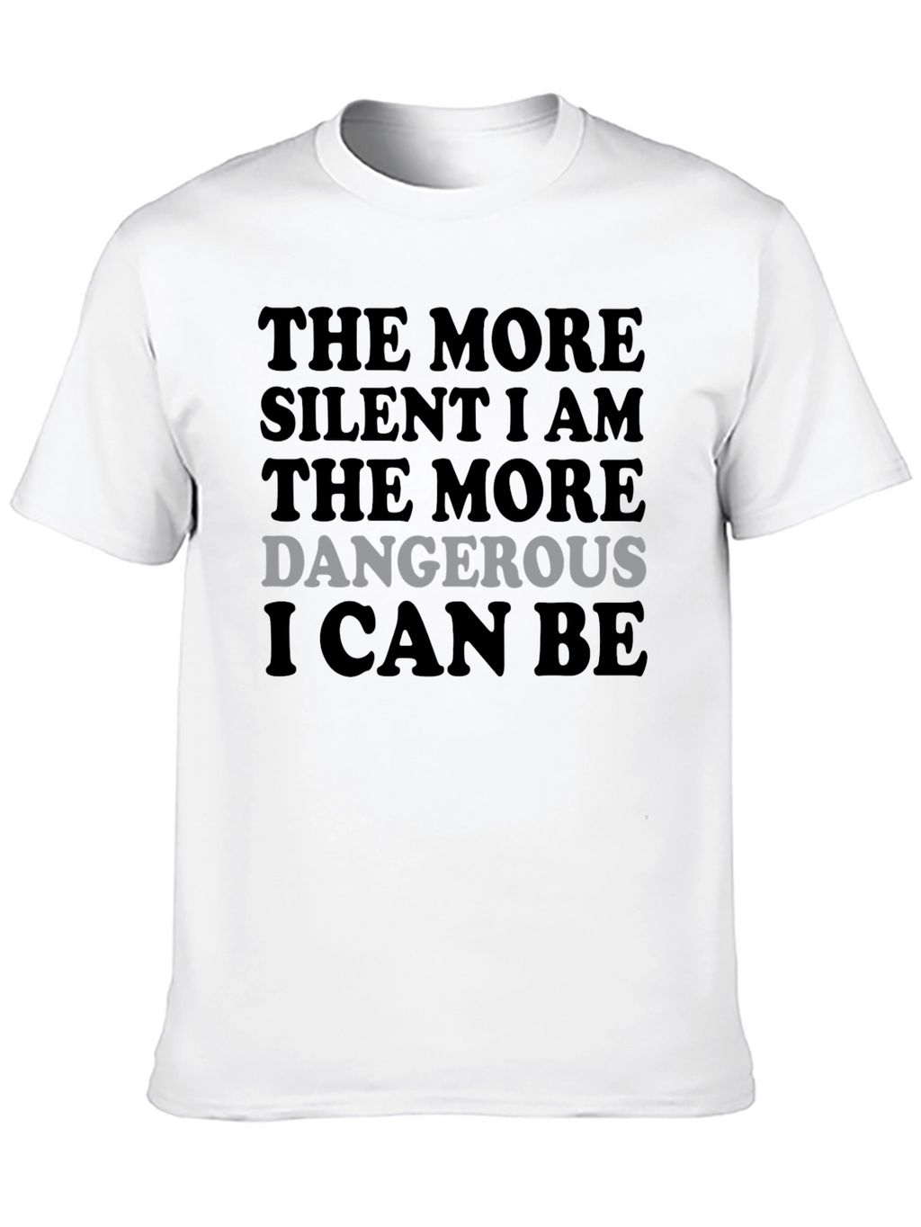 Silent Danger T-Shirt - Mens Crew Neck Tee