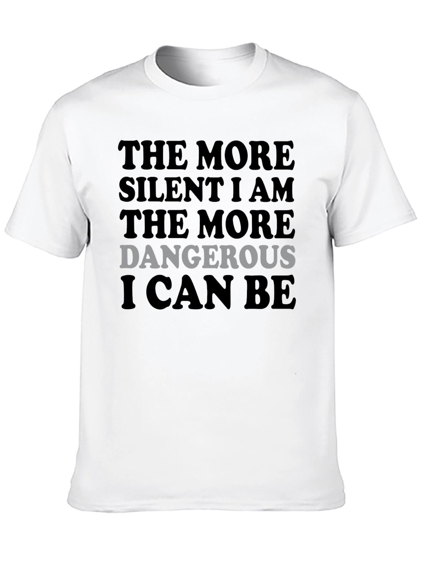 Silent Danger T-Shirt - Mens Crew Neck Tee