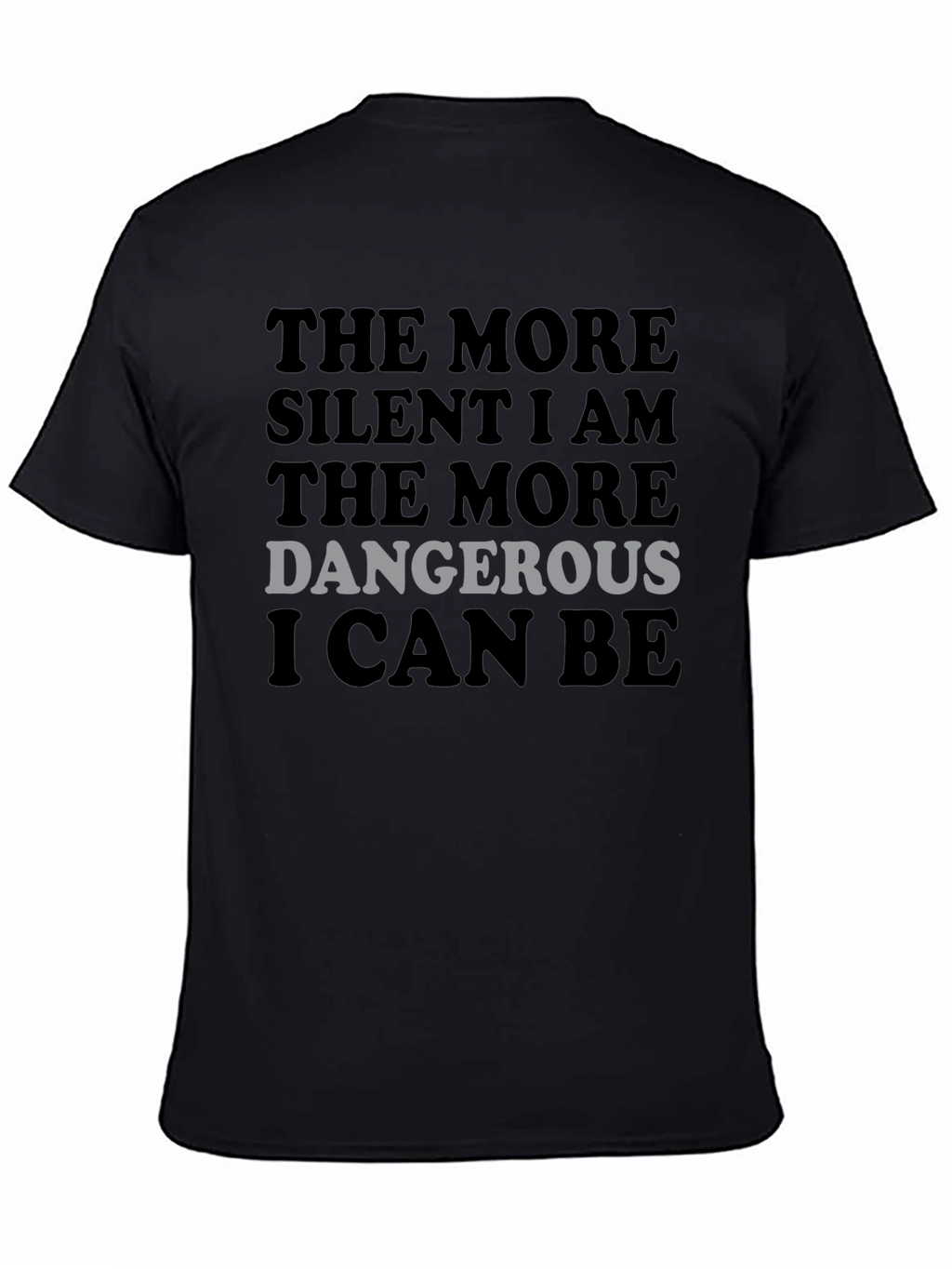 Silent Danger T-Shirt - Mens Crew Neck Tee