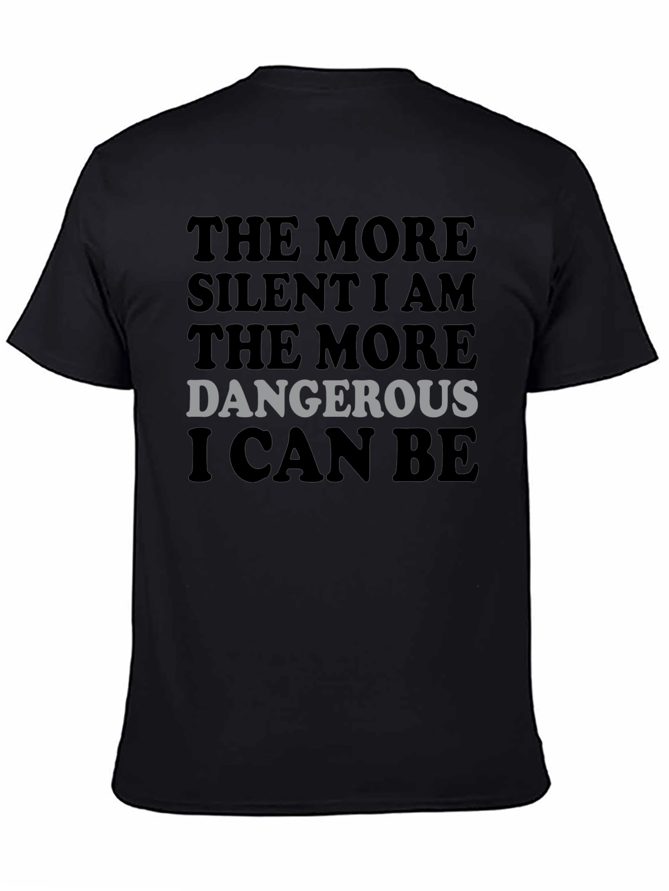 Silent Danger T-Shirt - Mens Crew Neck Tee