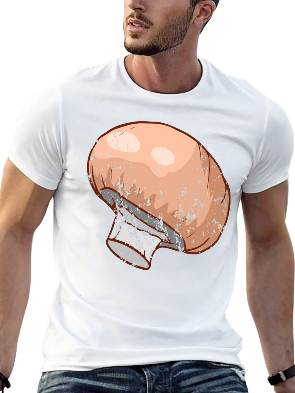 Mushroom Graphic Tee - Unique Unisex T-Shirt