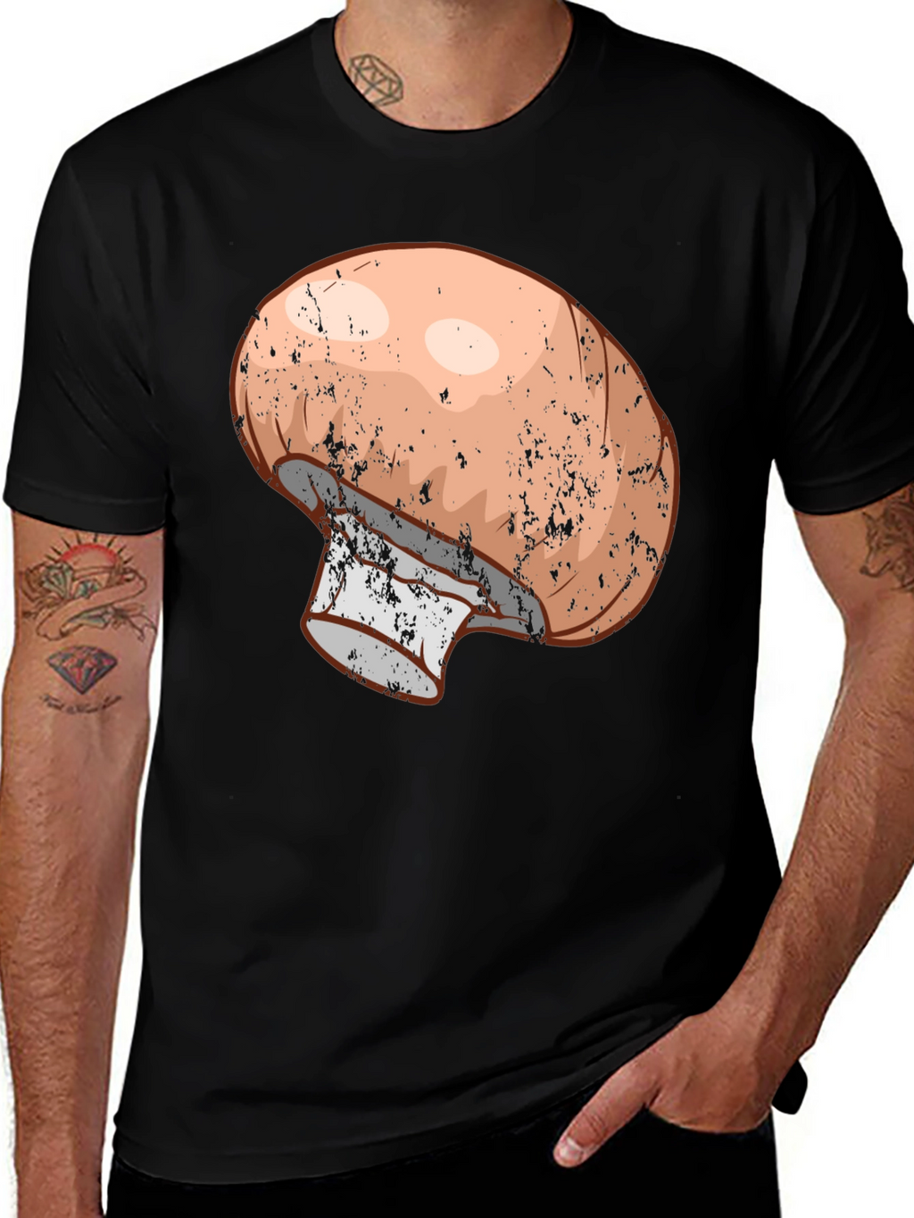Mushroom Graphic Tee - Unique Unisex T-Shirt