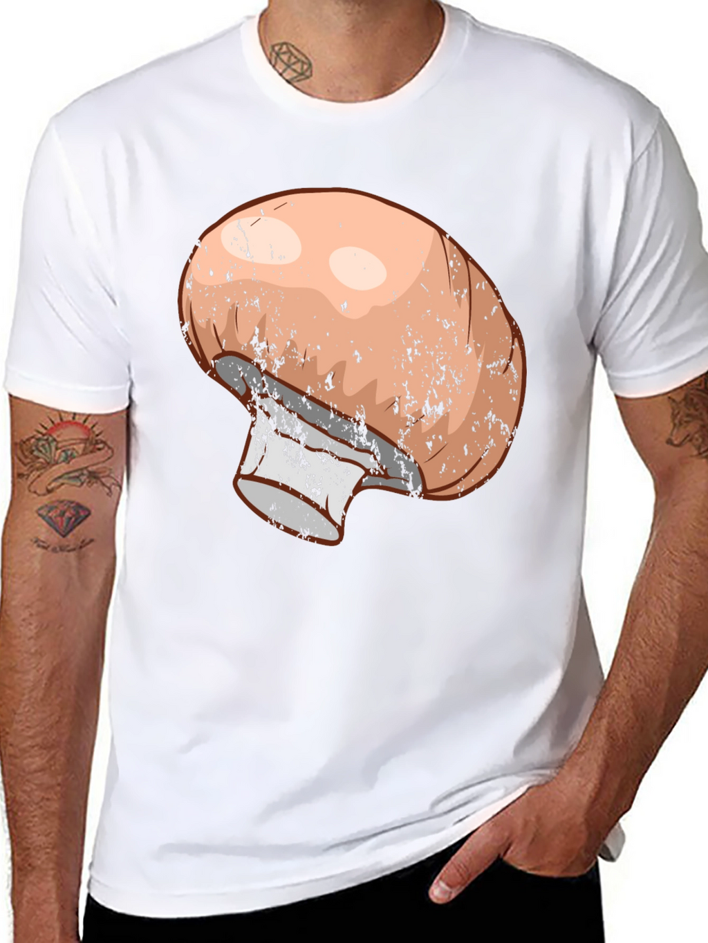 Mushroom Graphic Tee - Unique Unisex T-Shirt