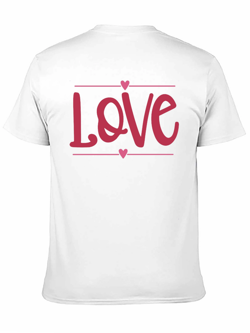 Love Heart Graphic Black T-Shirt - Valentines Day Gift