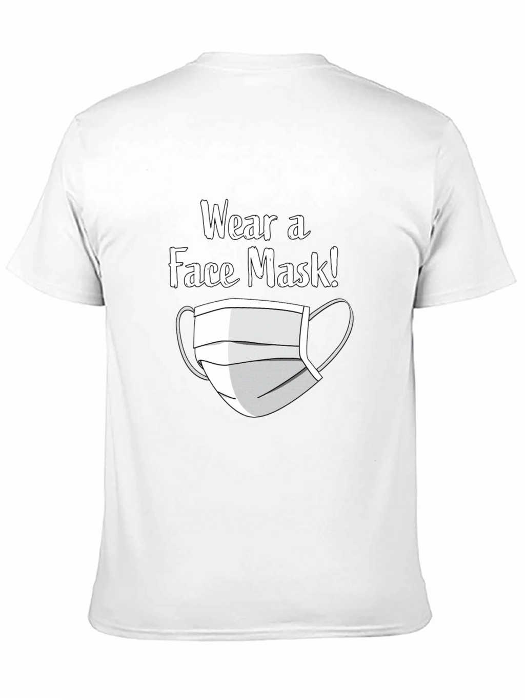 Wear a Face Mask T-Shirt - Black Graphic Tee