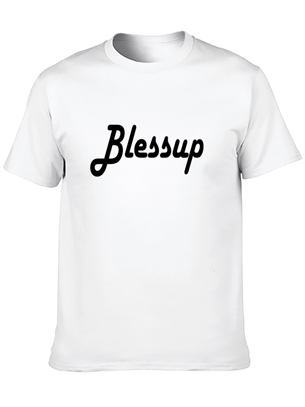 Blessup Black T-Shirt - Casual Comfort