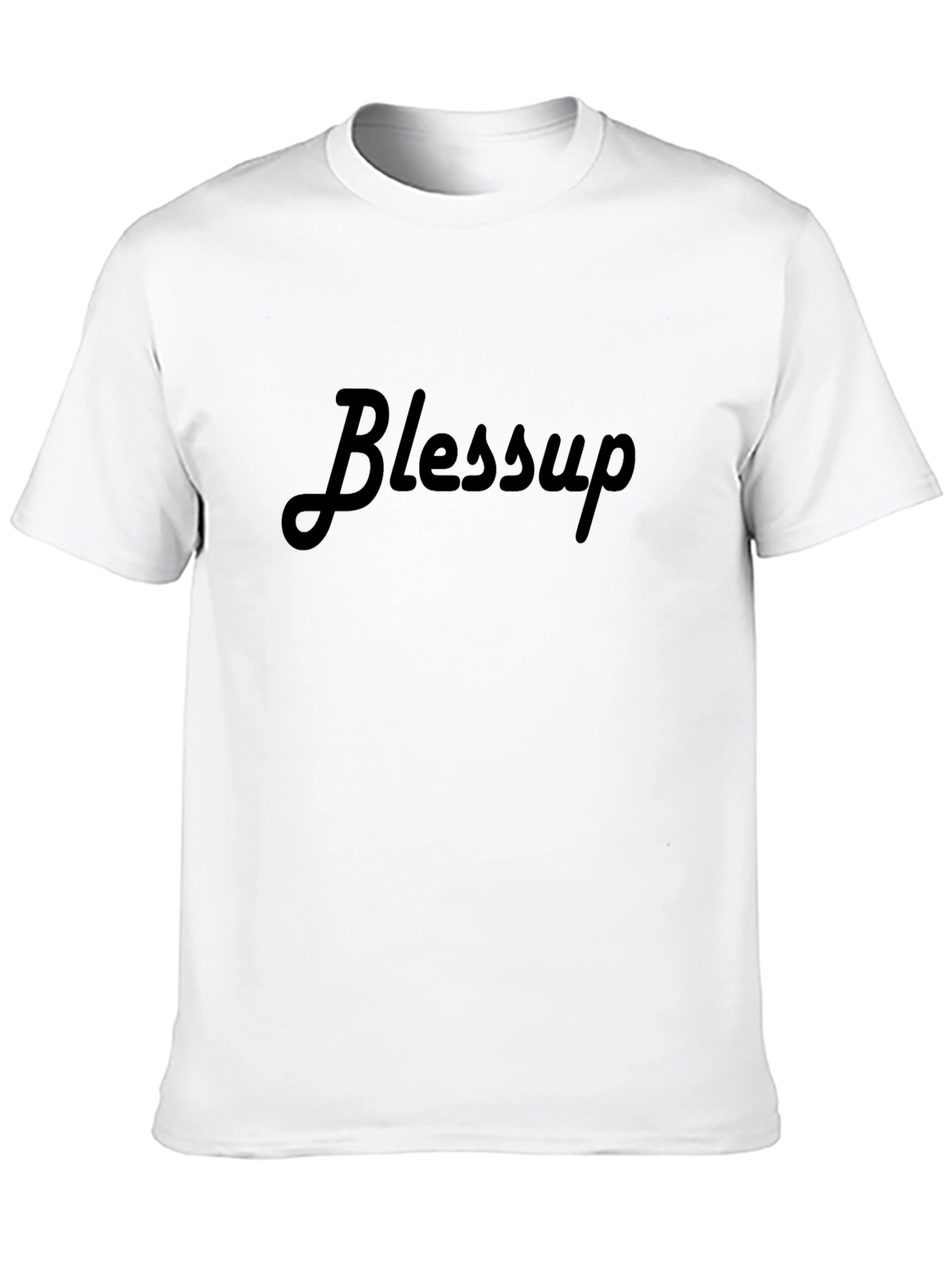 Blessup Black T-Shirt - Casual Comfort