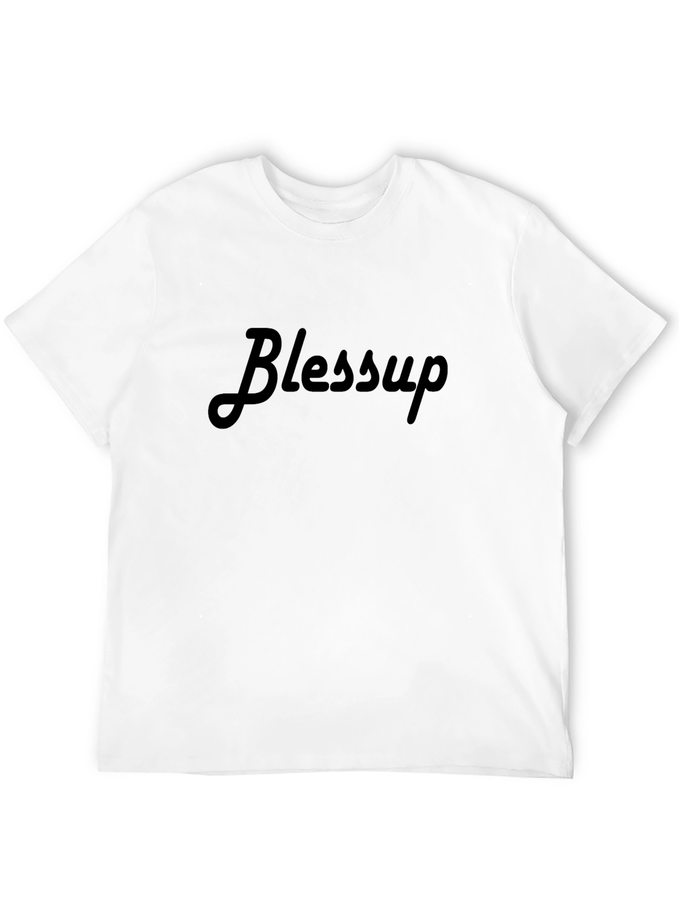 Blessup Black T-Shirt - Casual Comfort