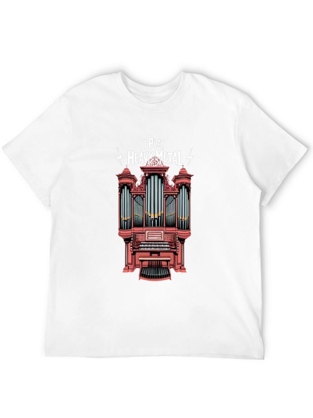 I Play Heavy Metal Organ T-Shirt