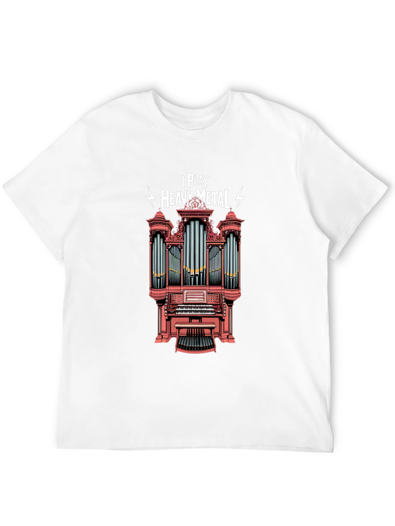 I Play Heavy Metal Organ T-Shirt