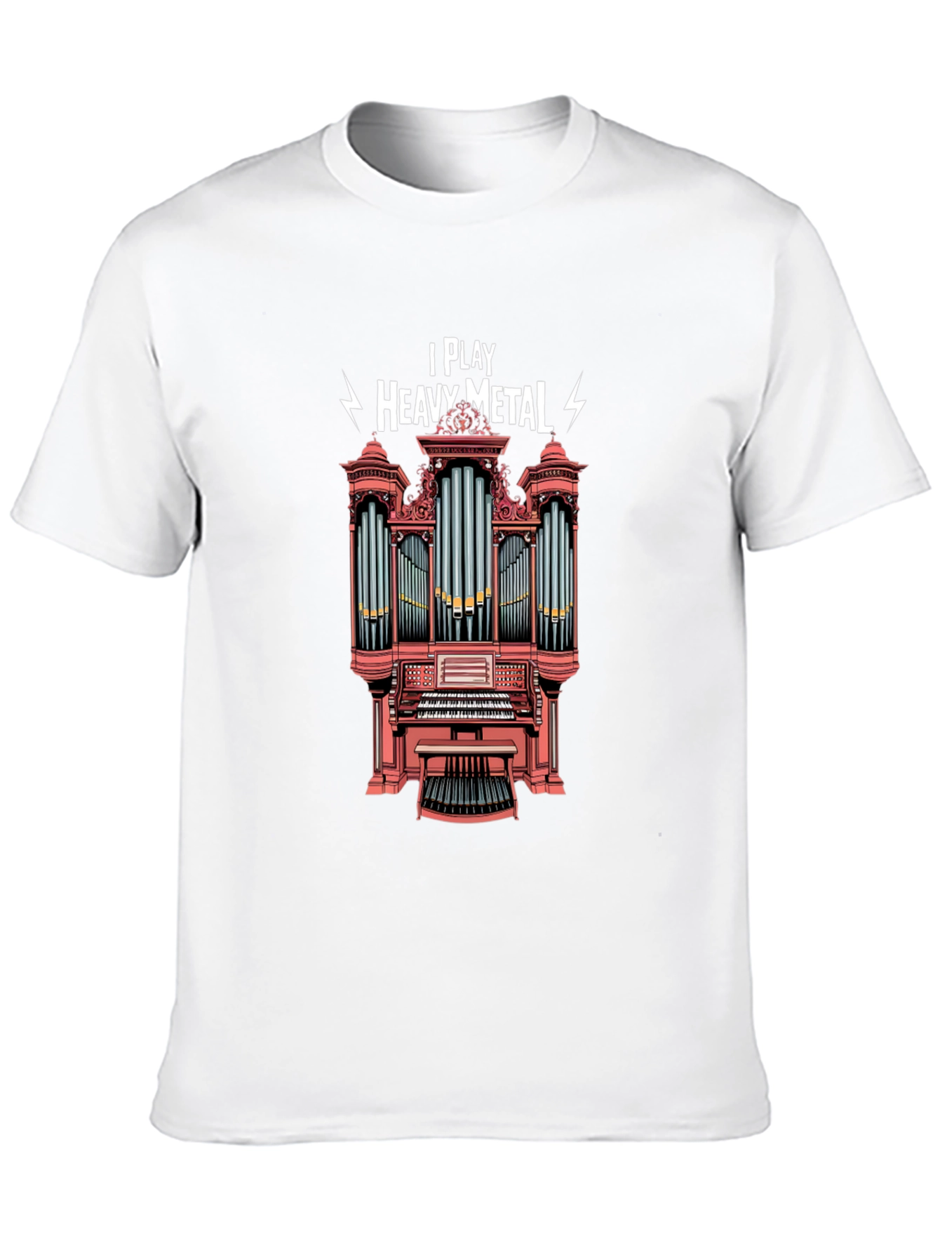 I Play Heavy Metal Organ T-Shirt
