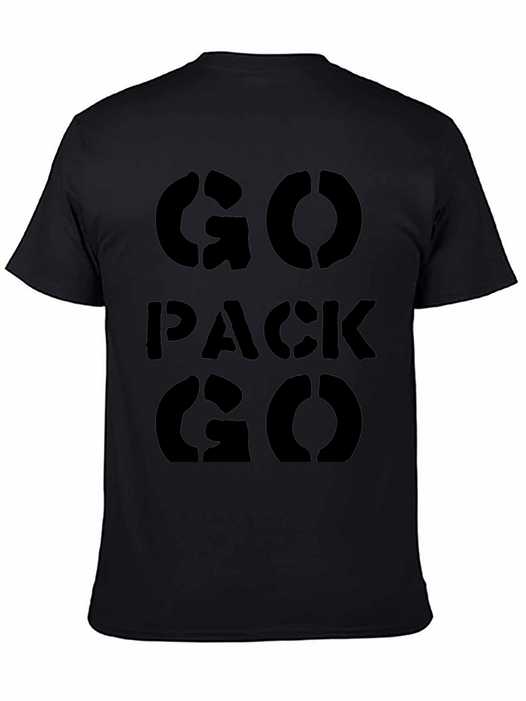Go Pack Go Black T-Shirt