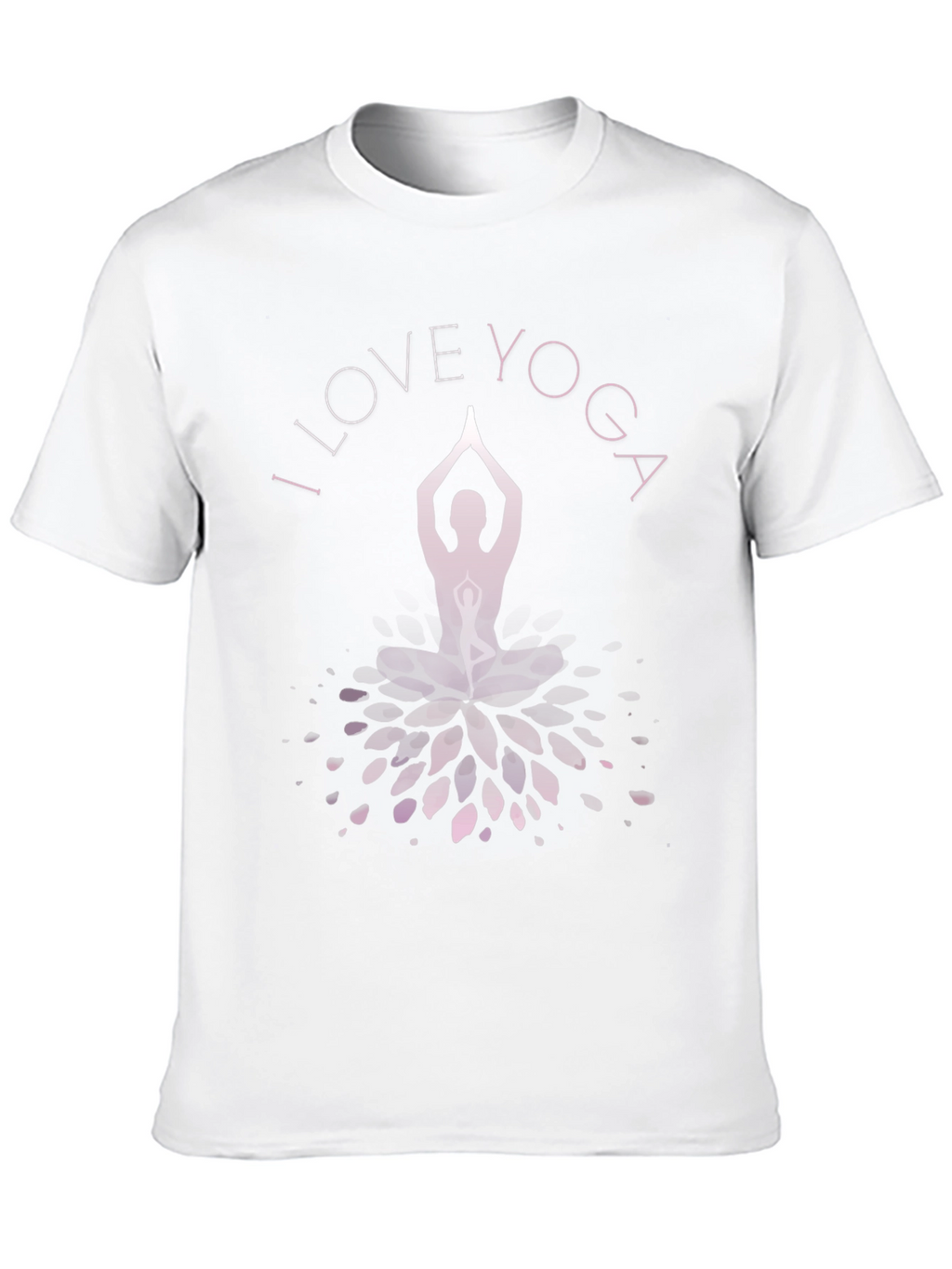 I Love Yoga Graphic Black T-Shirt