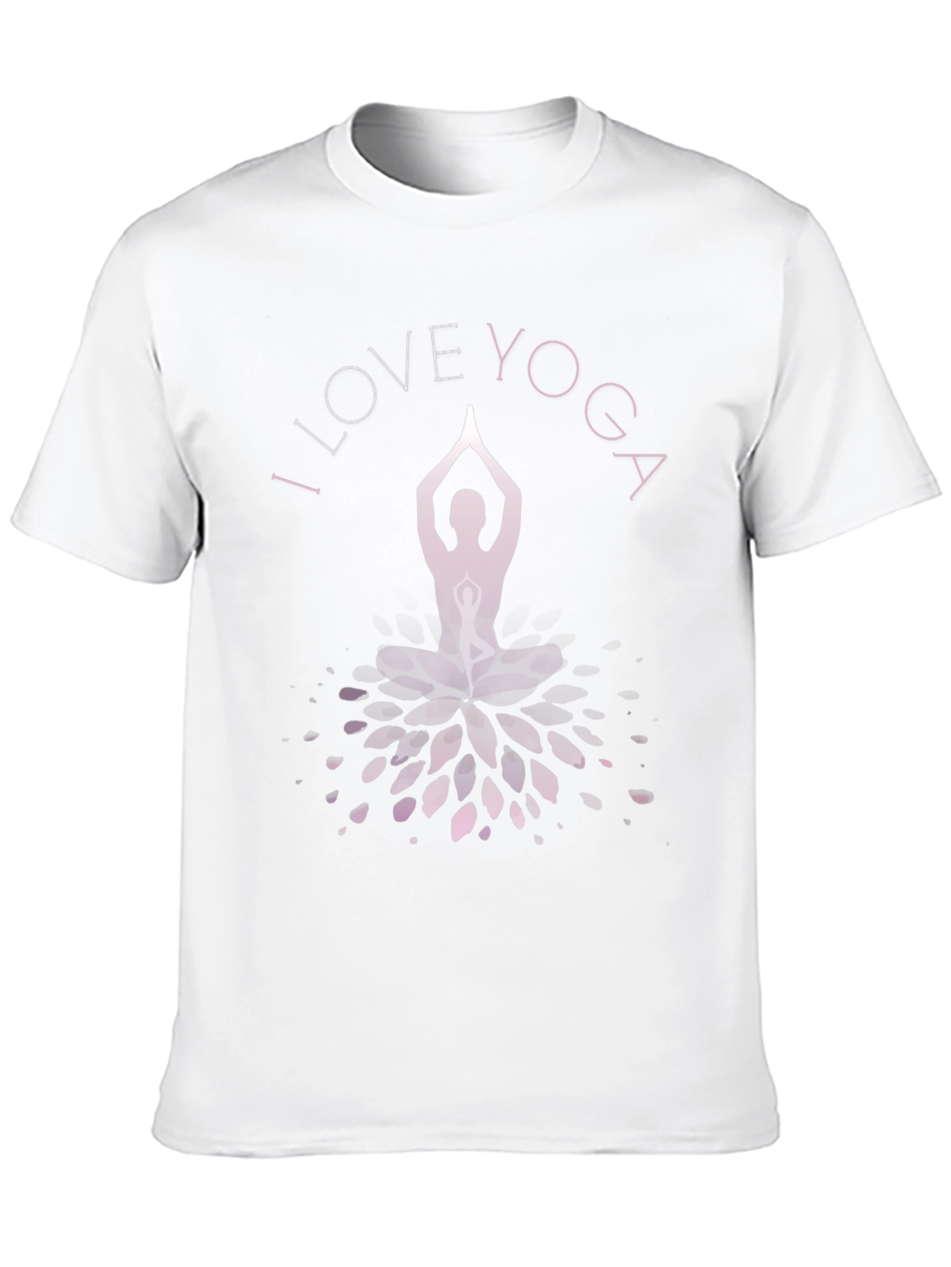 I Love Yoga Graphic Black T-Shirt