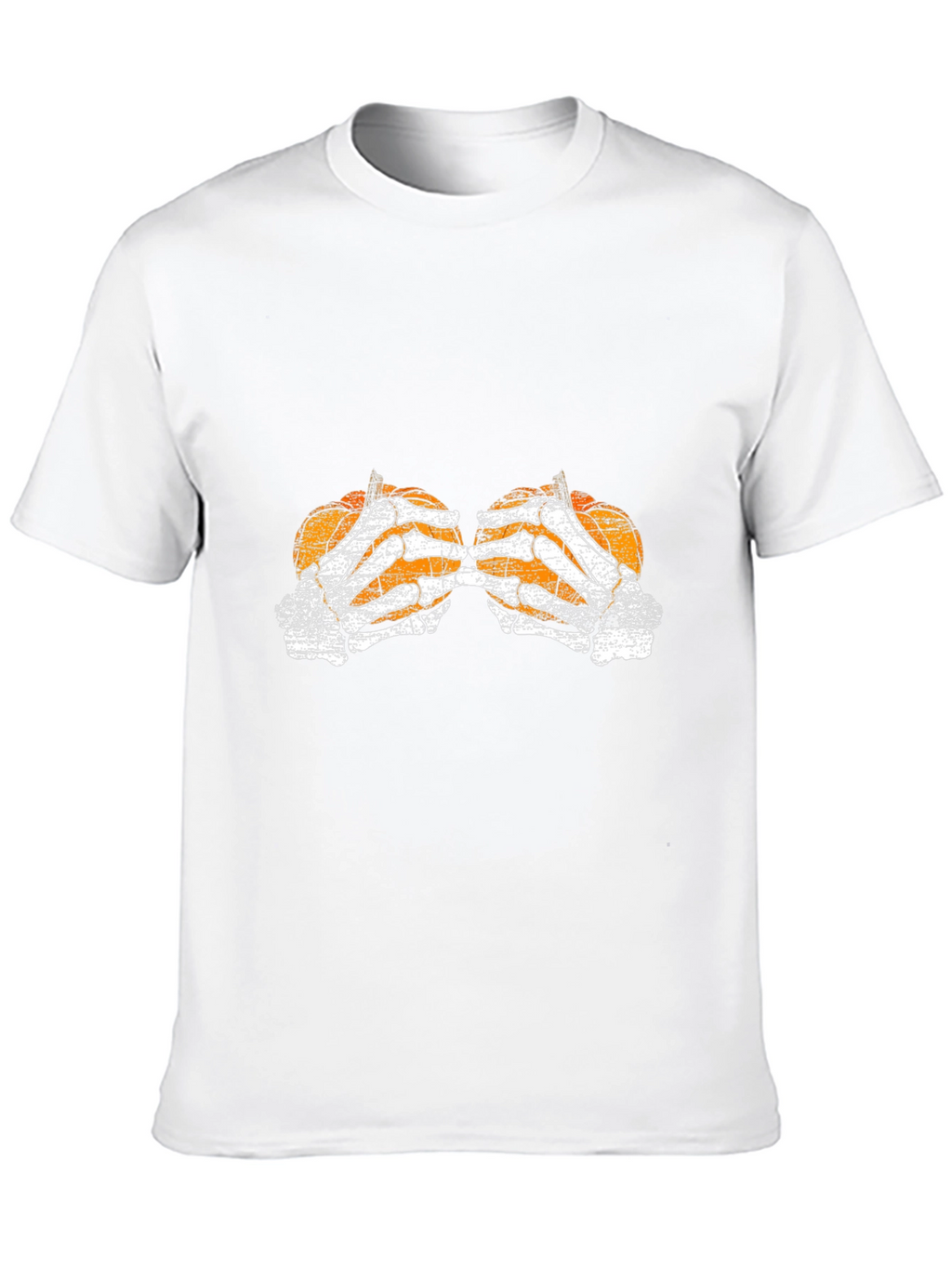Pumpkin Skeleton Hand Halloween T-Shirt