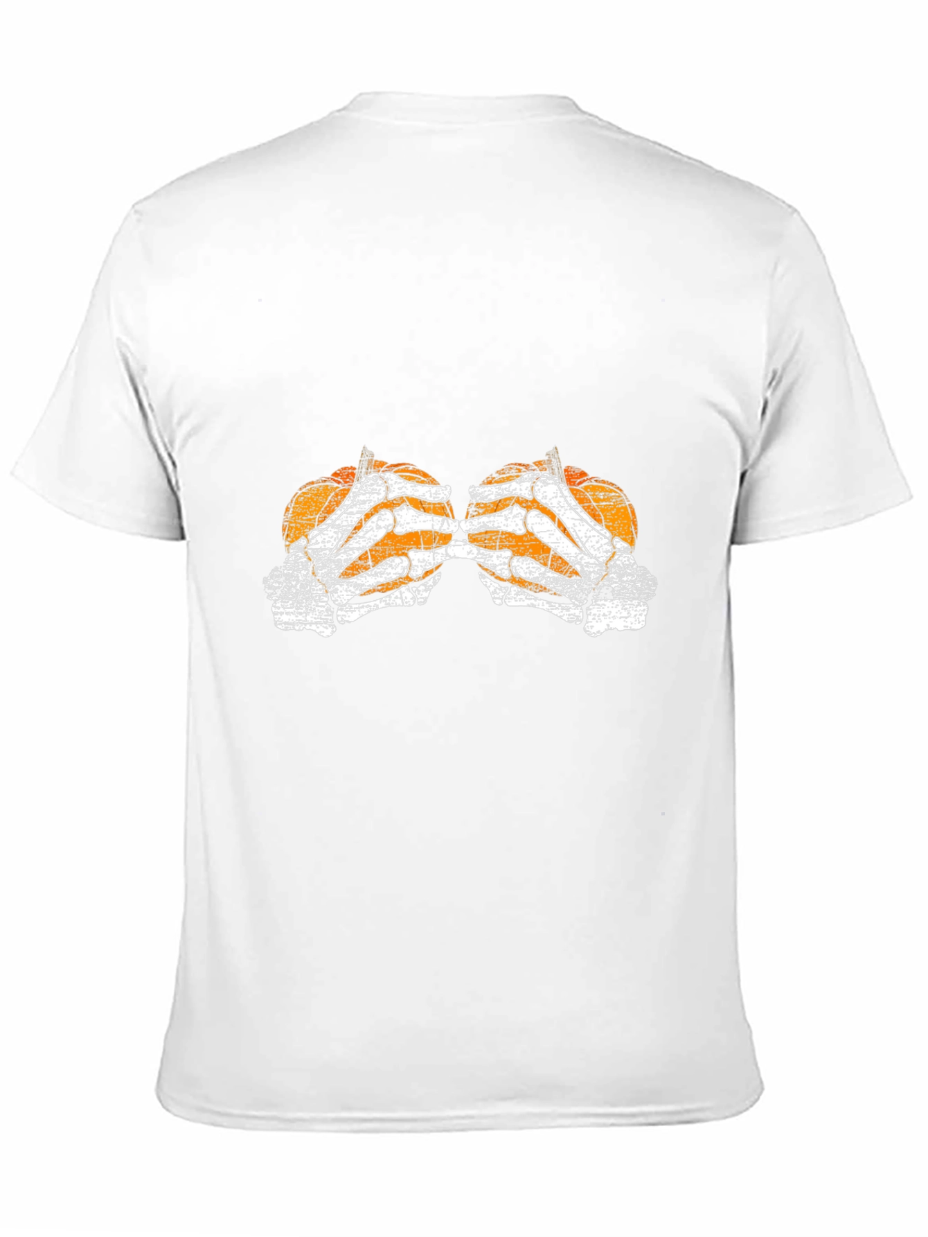 Pumpkin Skeleton Hand Halloween T-Shirt