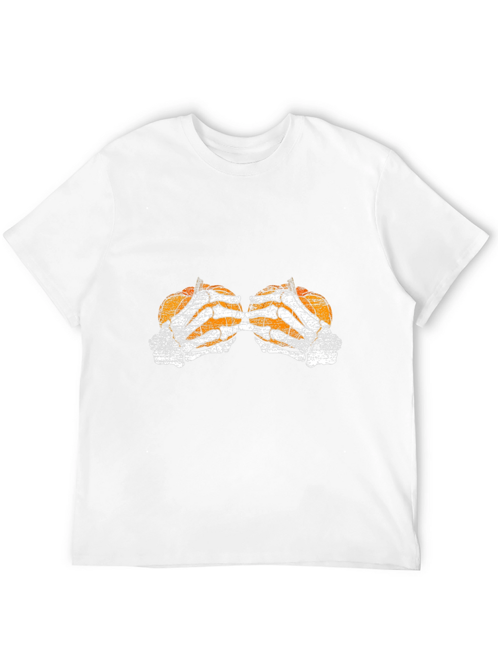 Pumpkin Skeleton Hand Halloween T-Shirt