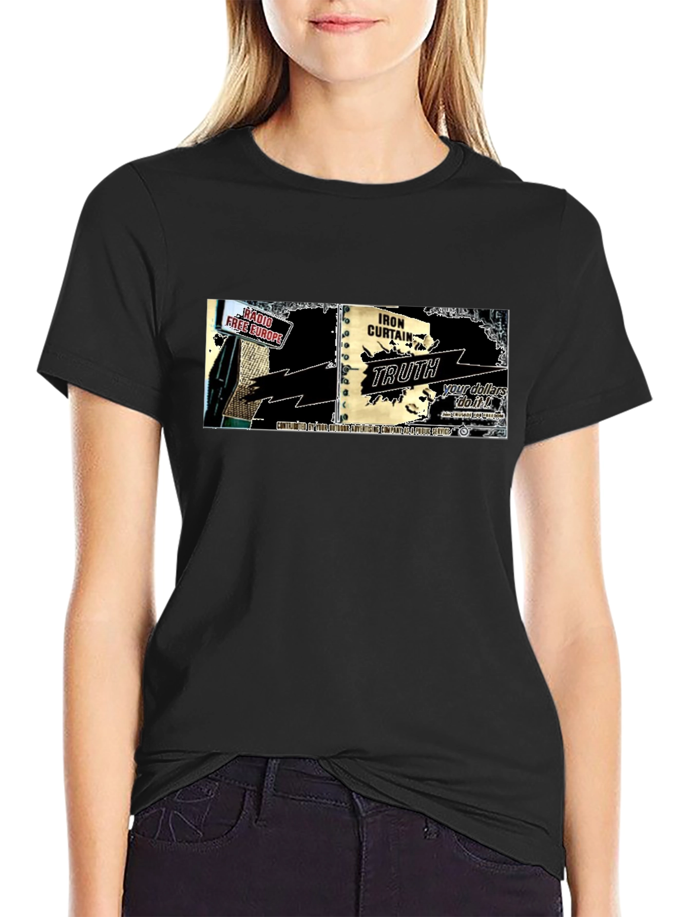 Iron Curtain Truth Black T-Shirt