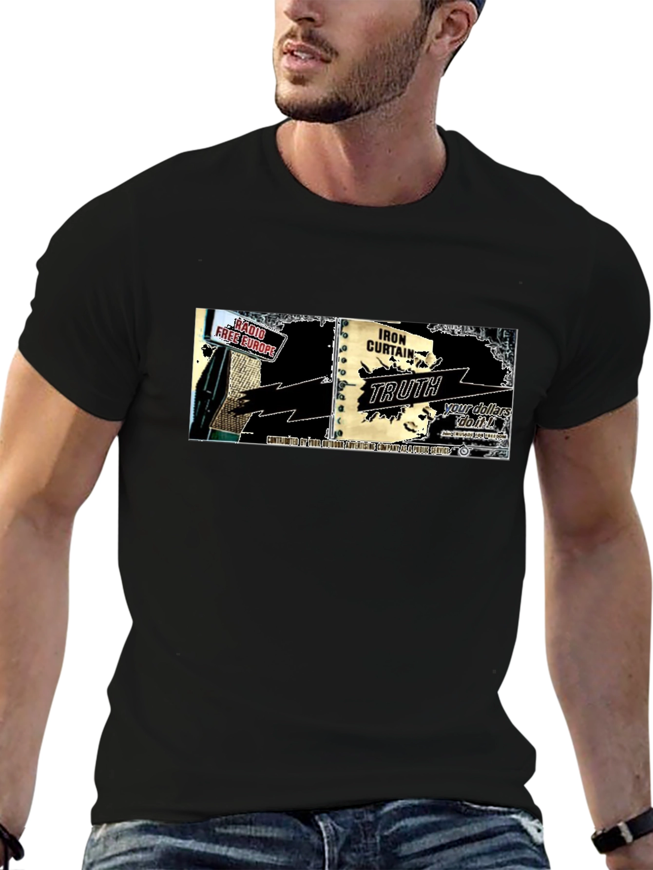Iron Curtain Truth Black T-Shirt