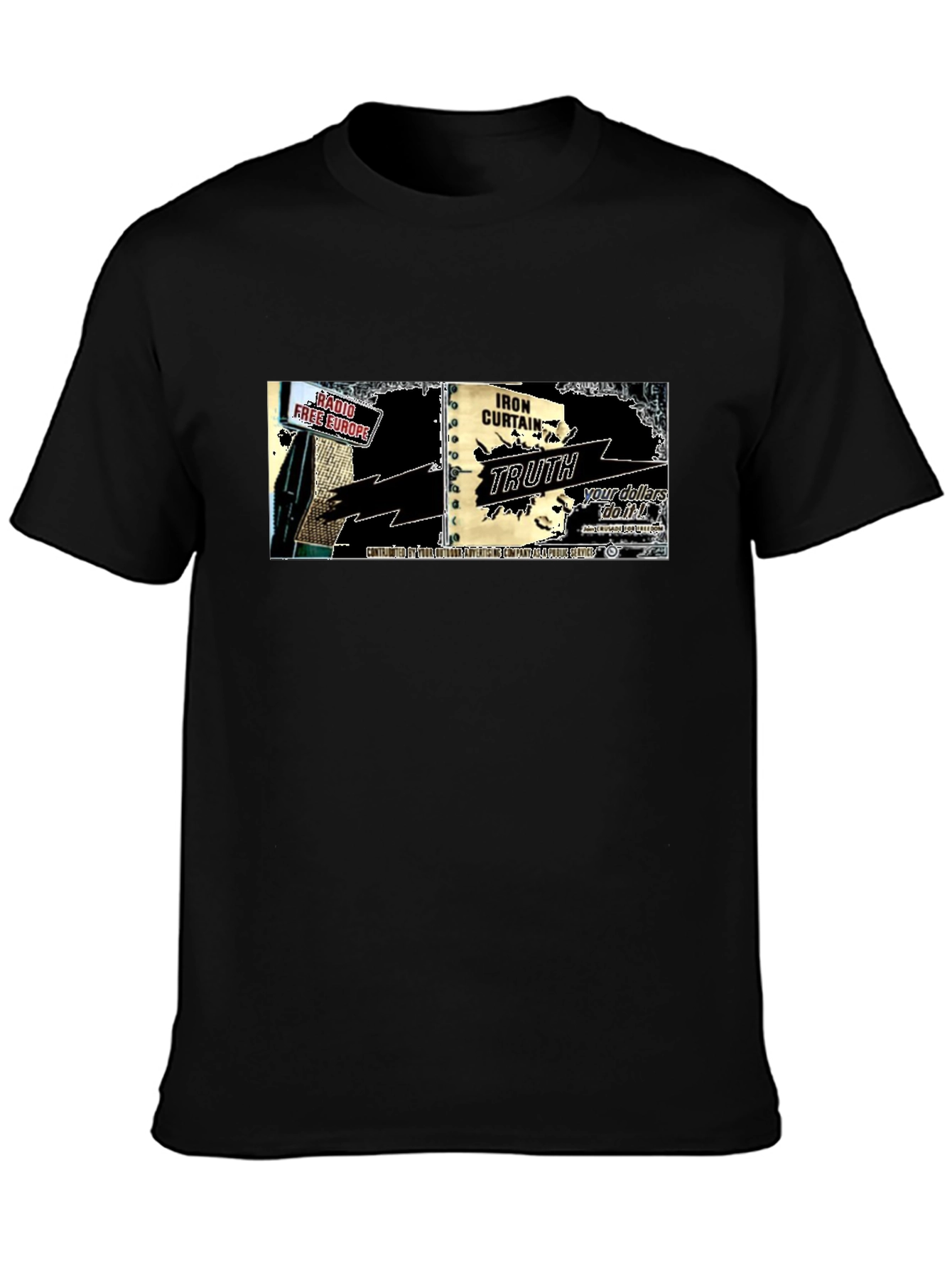 Iron Curtain Truth Black T-Shirt