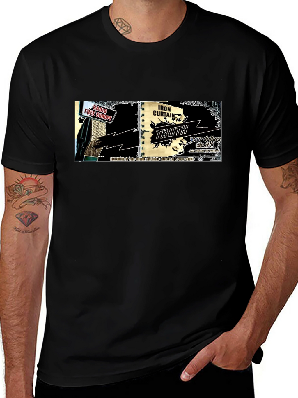 Iron Curtain Truth Black T-Shirt