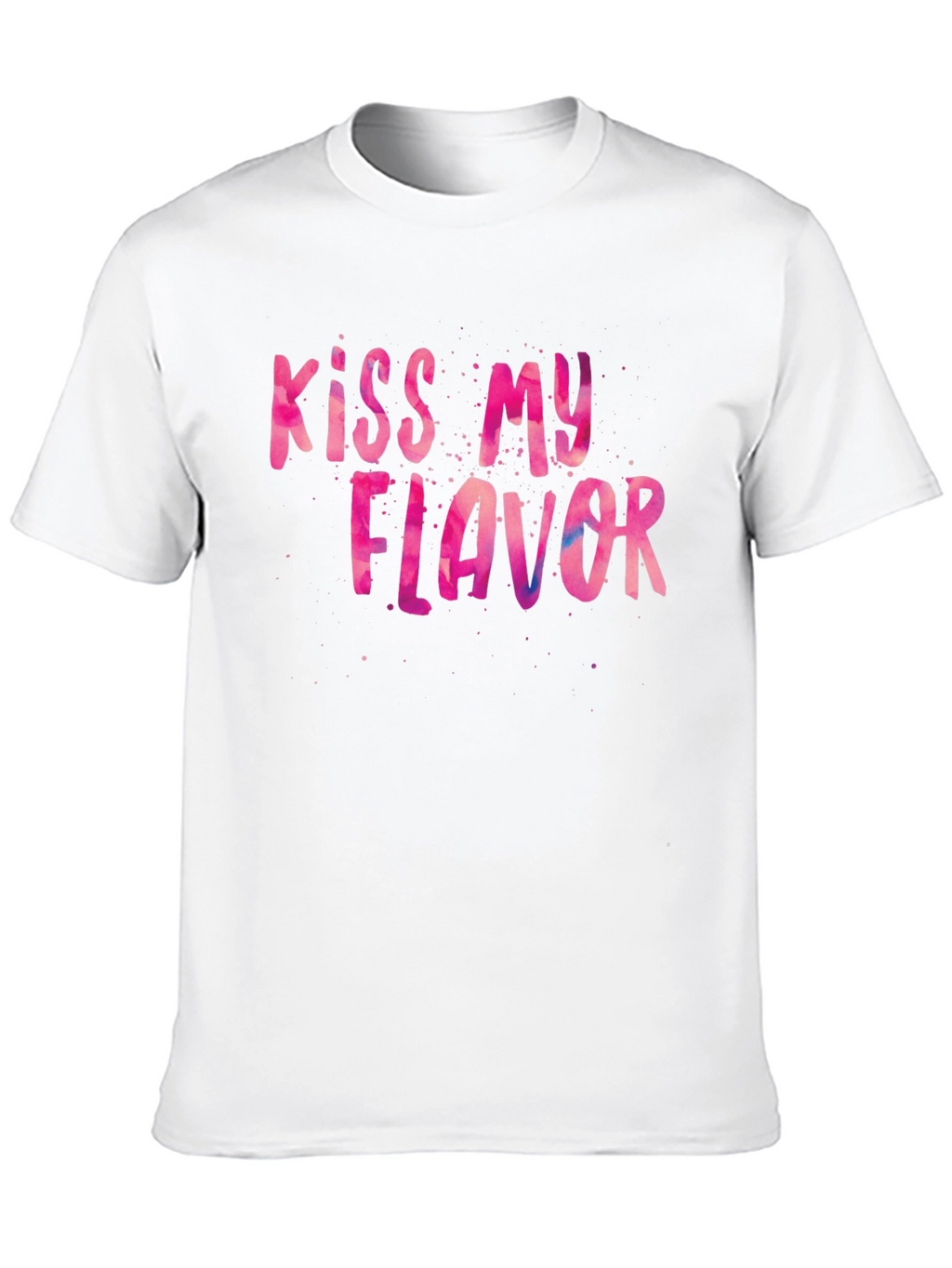 Kiss My Flavor Graphic Tee - Black