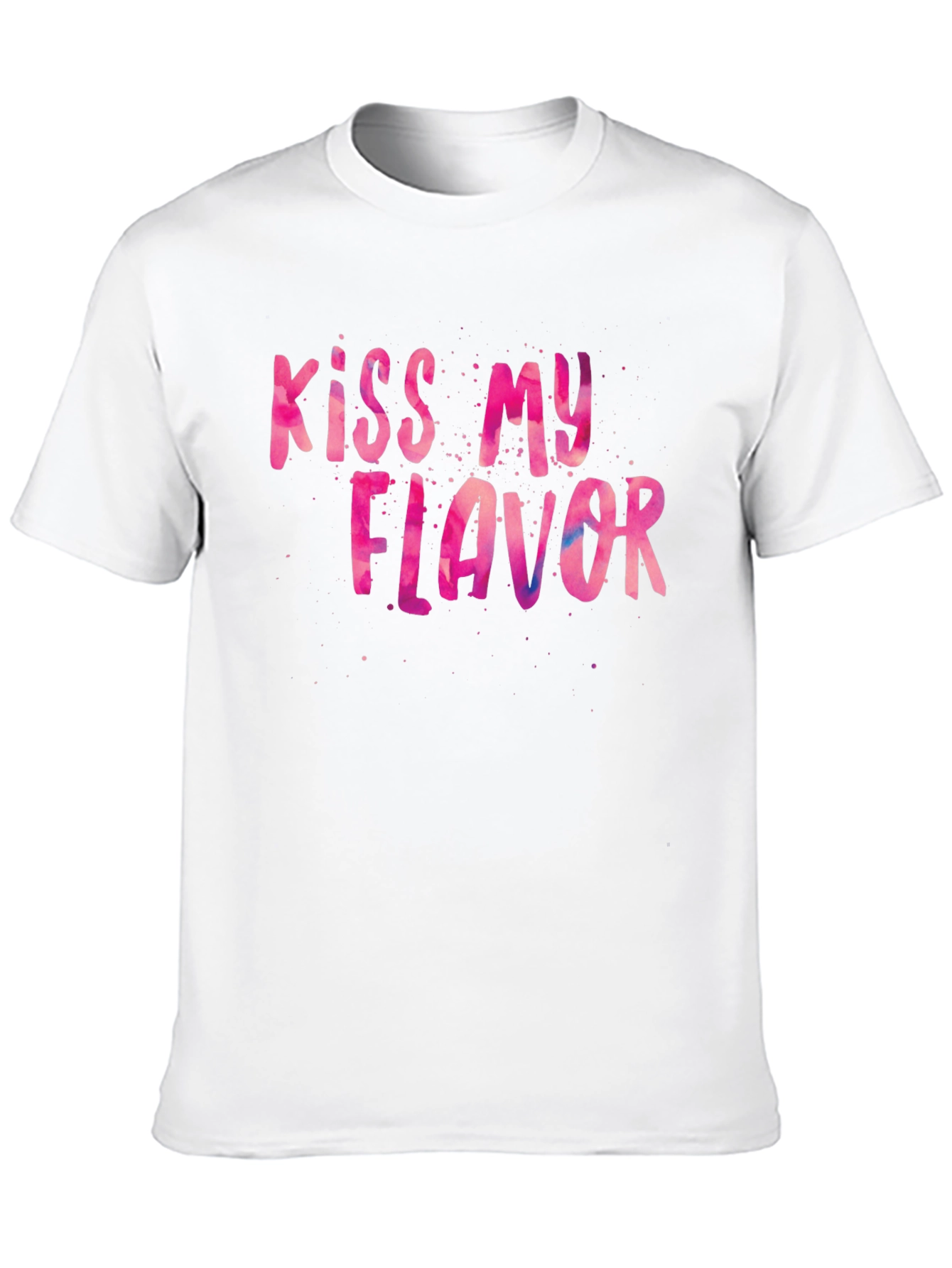 Kiss My Flavor Graphic Tee - Black
