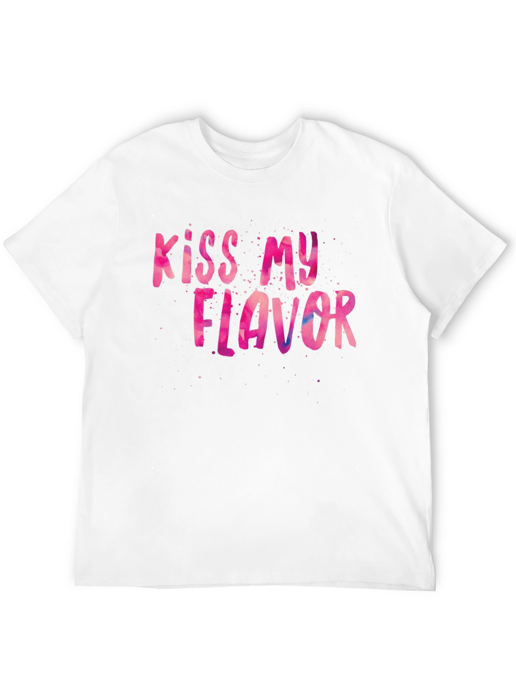 Kiss My Flavor Graphic Tee - Black