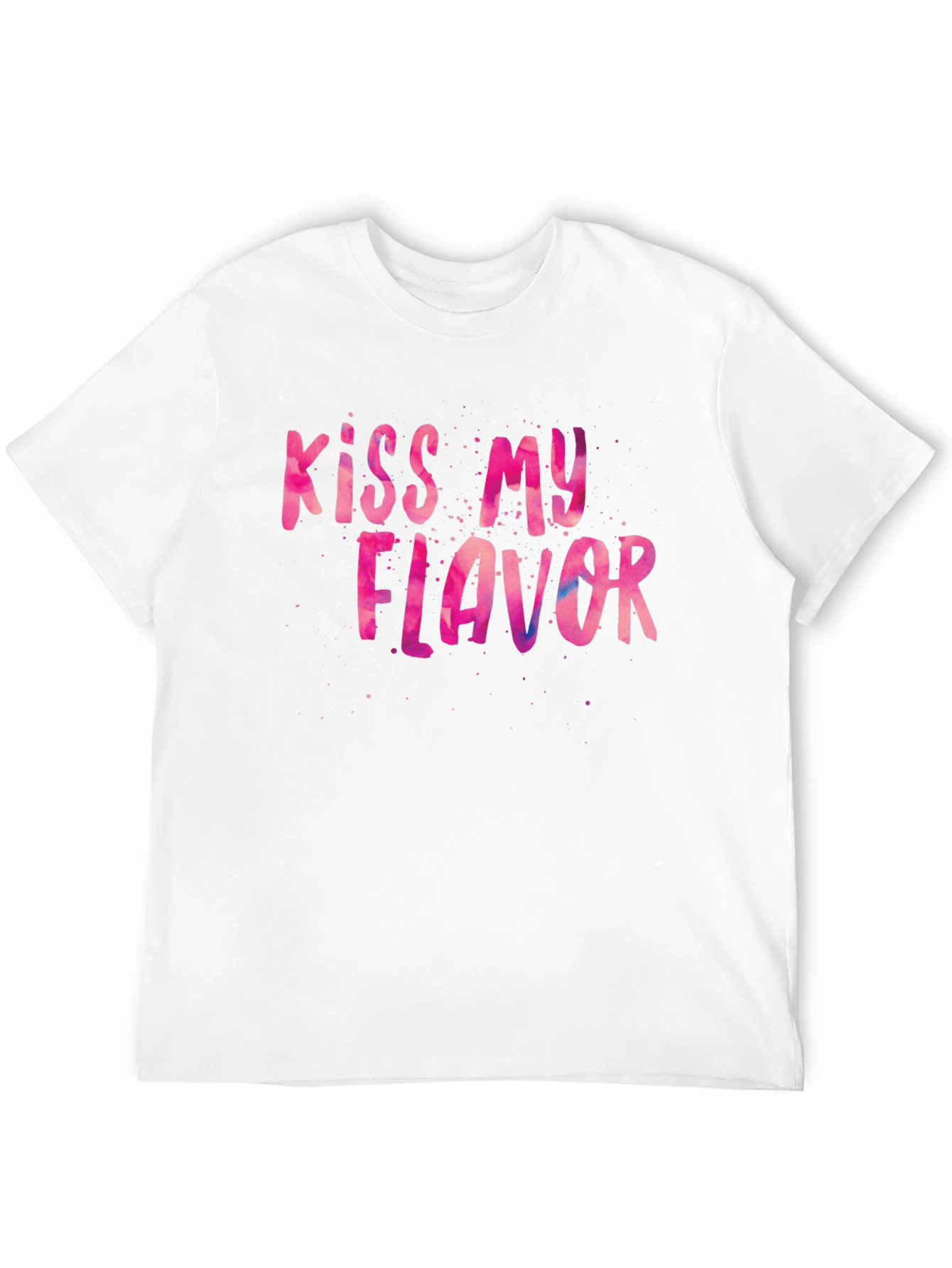 Kiss My Flavor Graphic Tee - Black