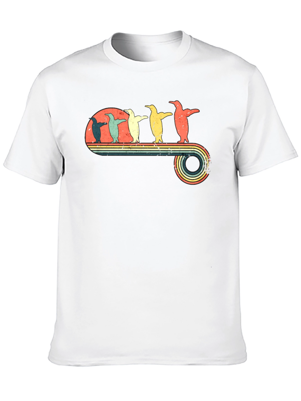 Retro Penguin T-Shirt