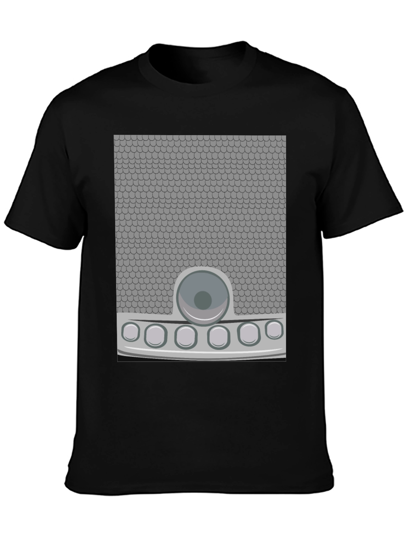 Retro Sci-Fi Costume T-Shirt - Black