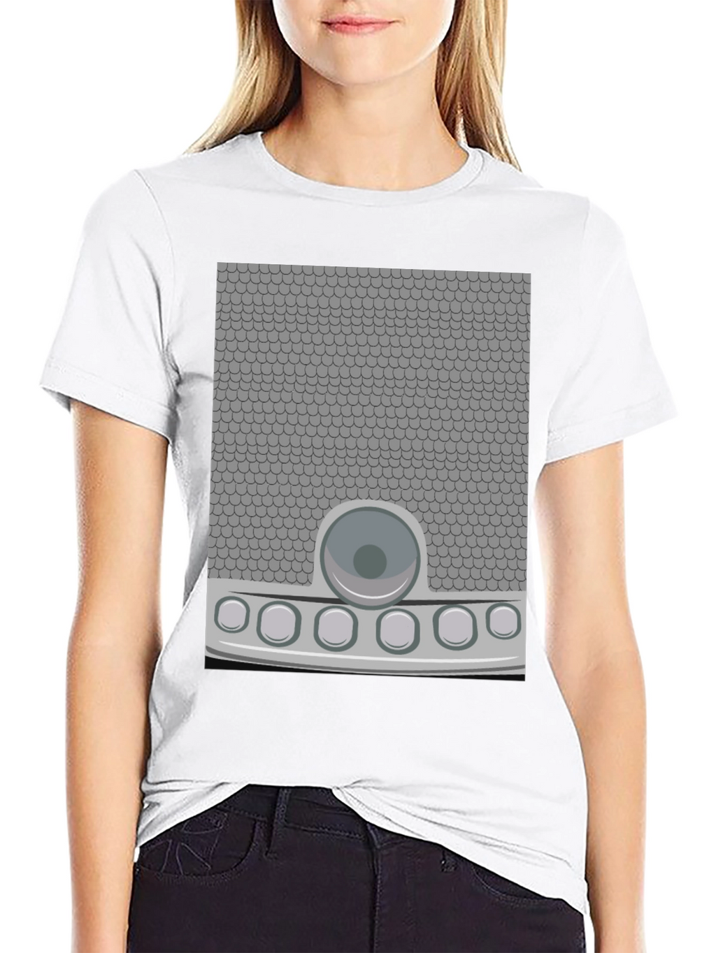 Retro Sci-Fi Costume T-Shirt - Black