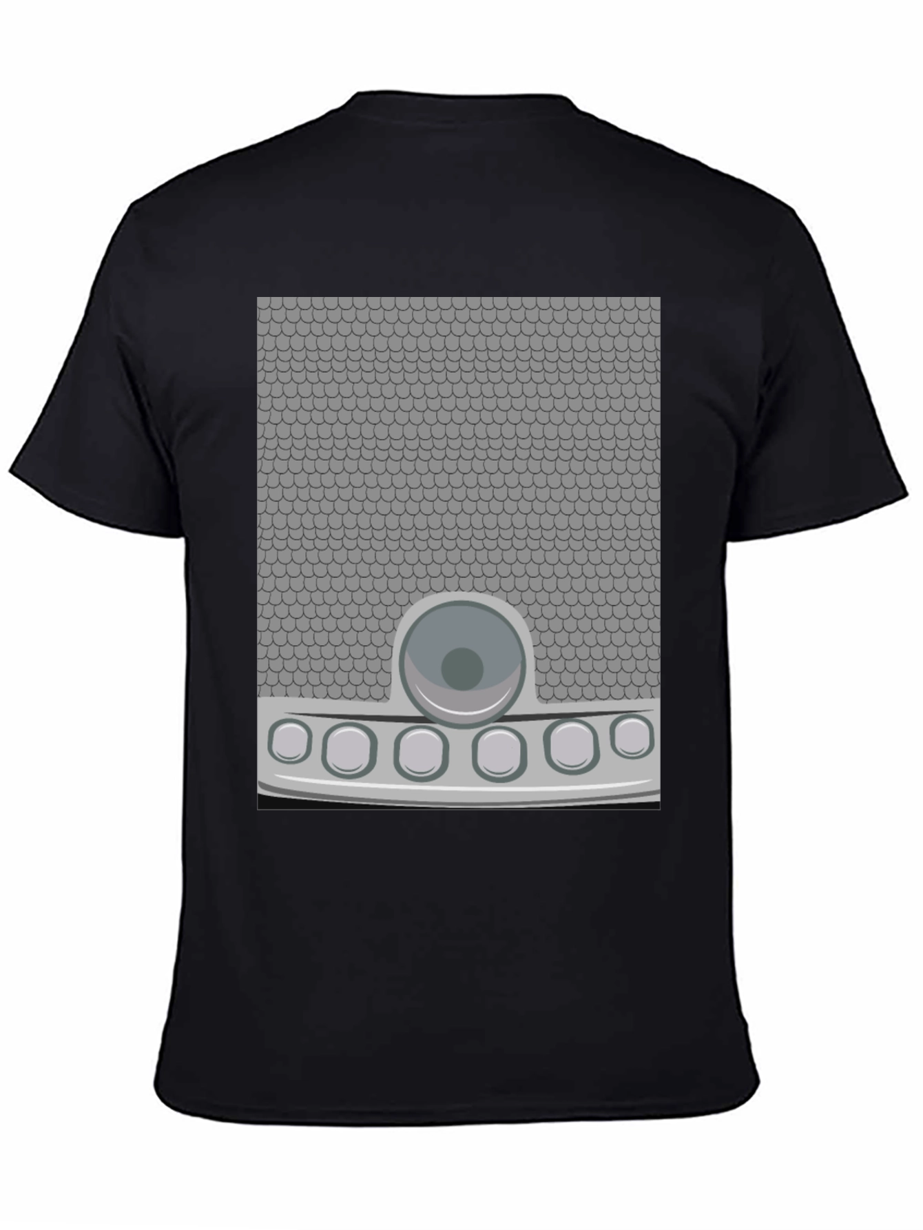 Retro Sci-Fi Costume T-Shirt - Black