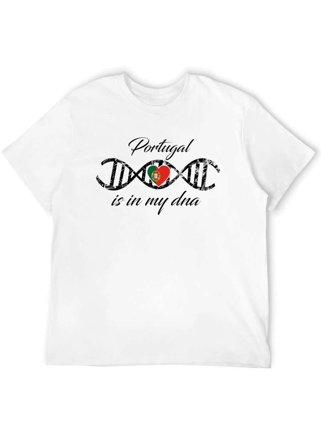 Portugal DNA Heartbeat T-Shirt - Country Pride Tee