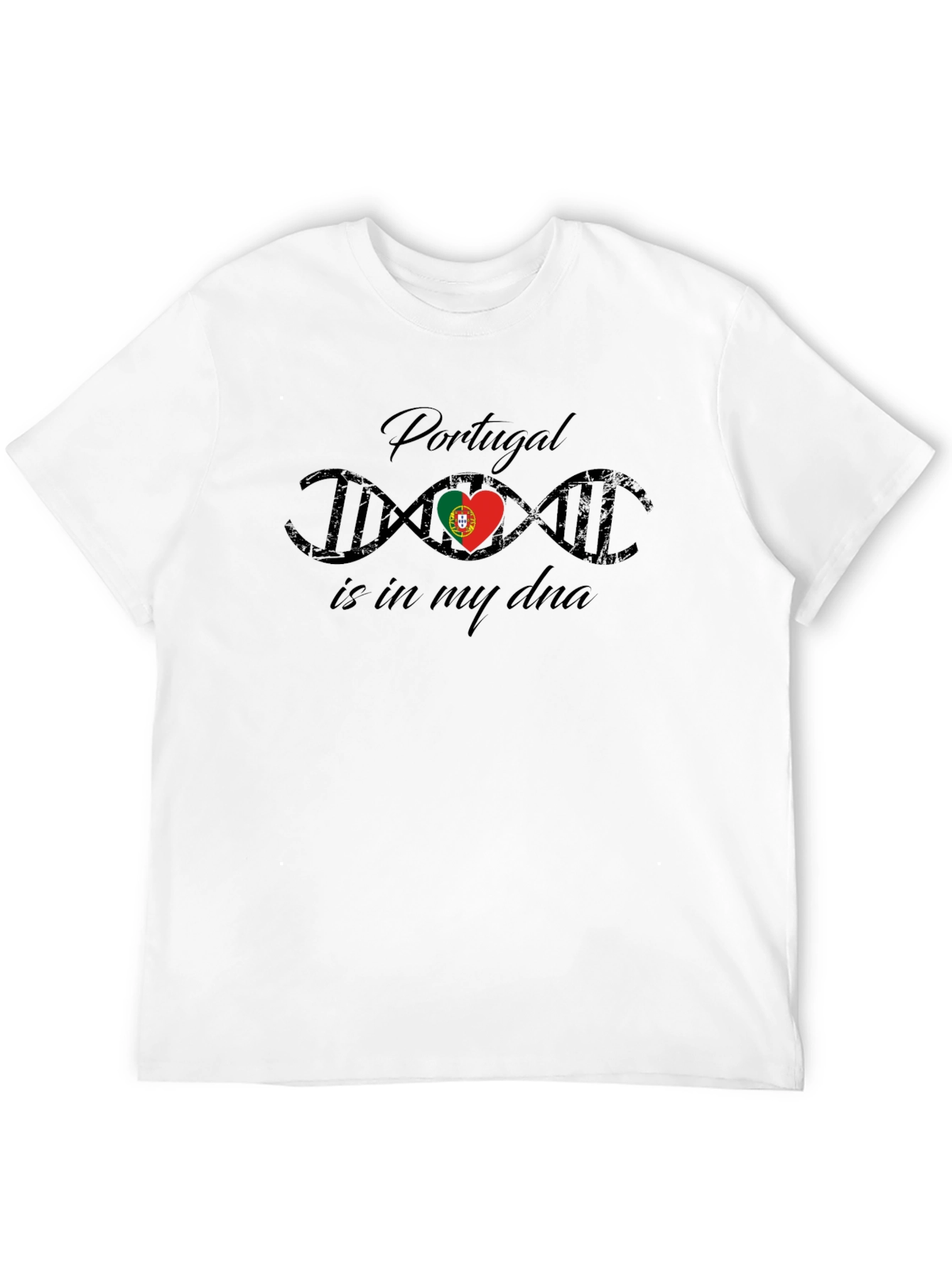 Portugal DNA Heartbeat T-Shirt - Country Pride Tee