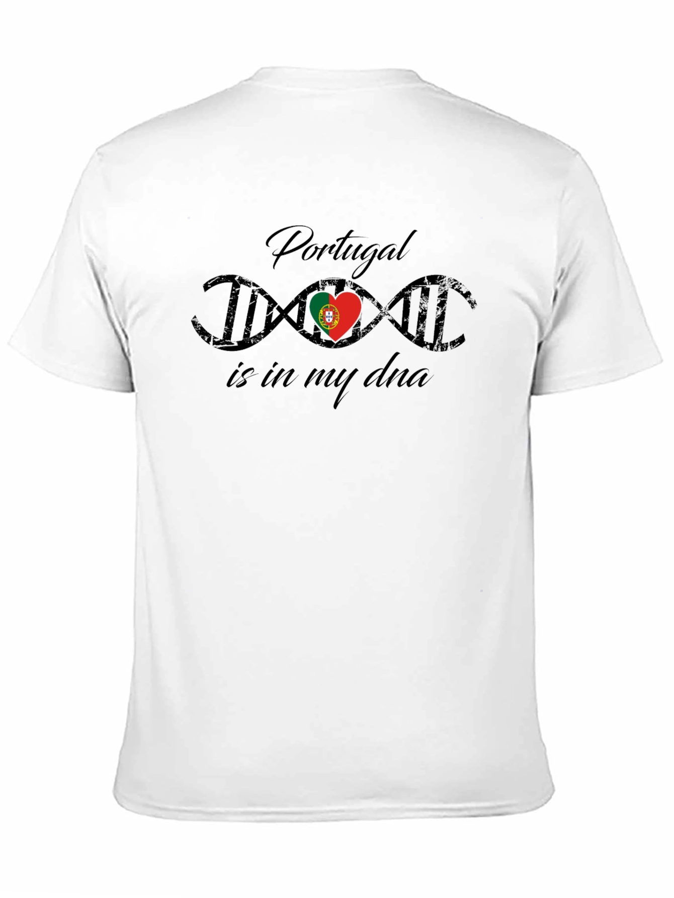 Portugal DNA Heartbeat T-Shirt - Country Pride Tee