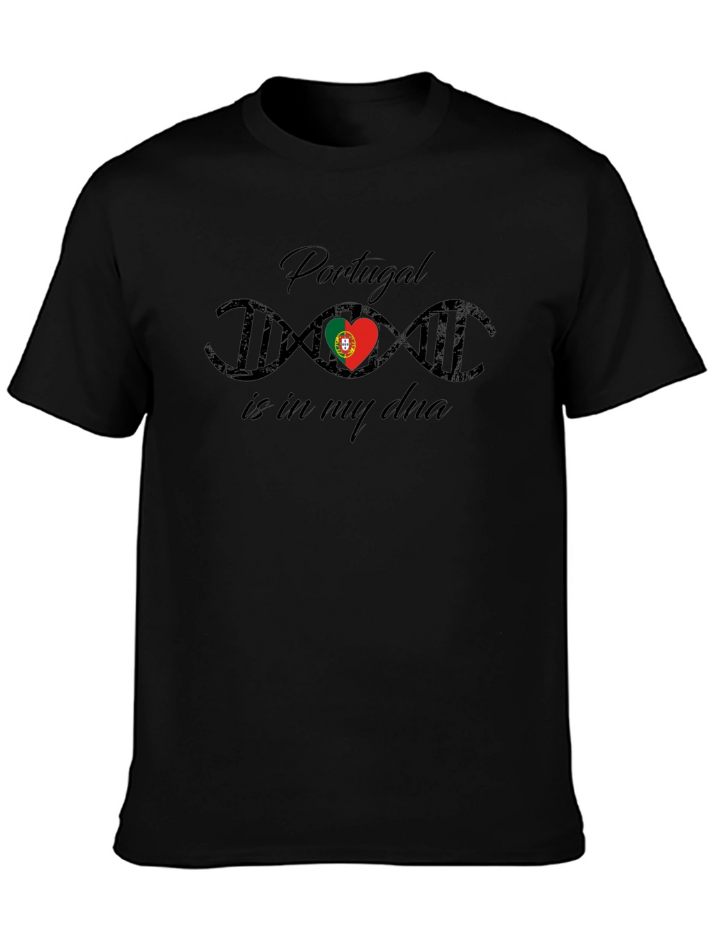 Portugal DNA Heartbeat T-Shirt - Country Pride Tee