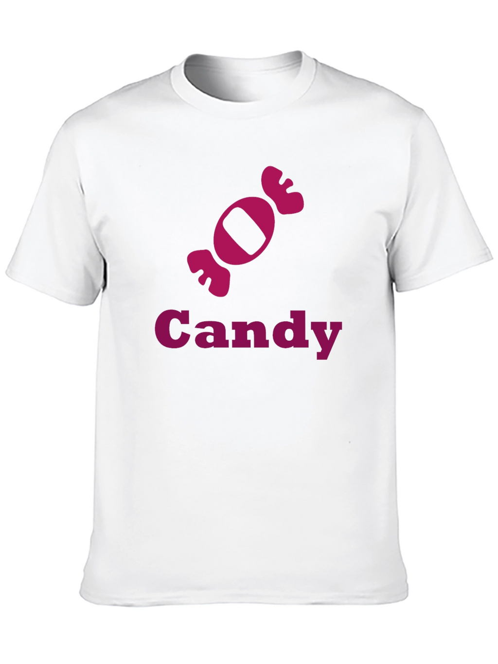 Candy Graphic Print Crew Neck T-Shirt