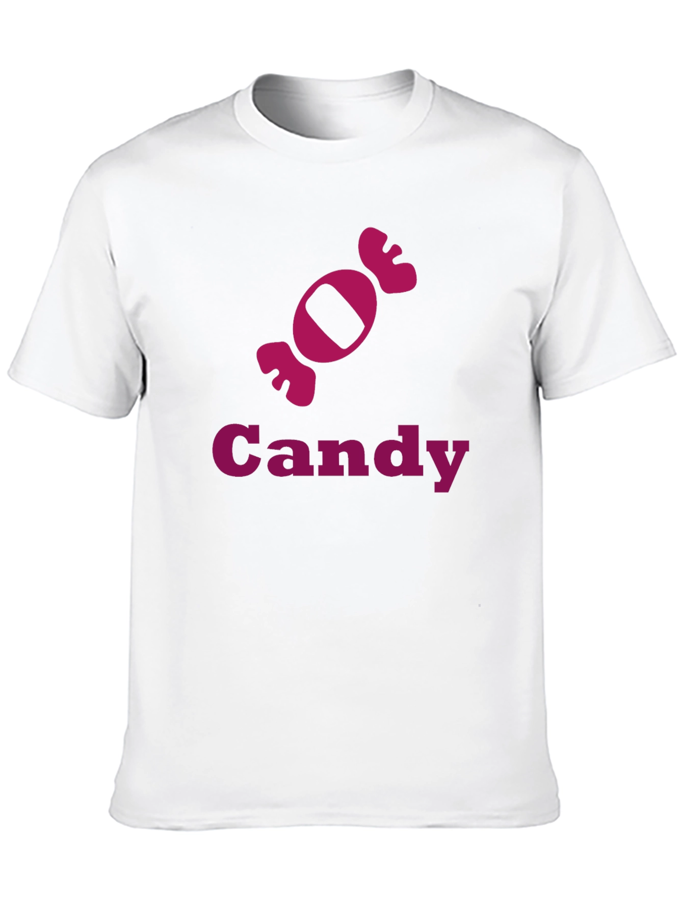 Candy Graphic Print Crew Neck T-Shirt