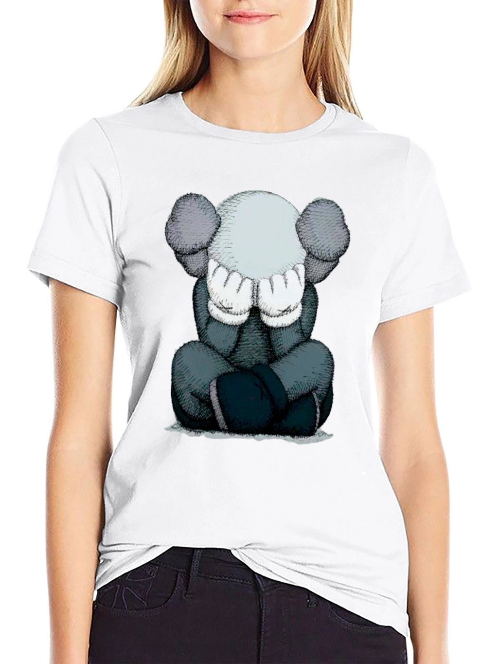 KAWS Inspired Graphic T-Shirt
