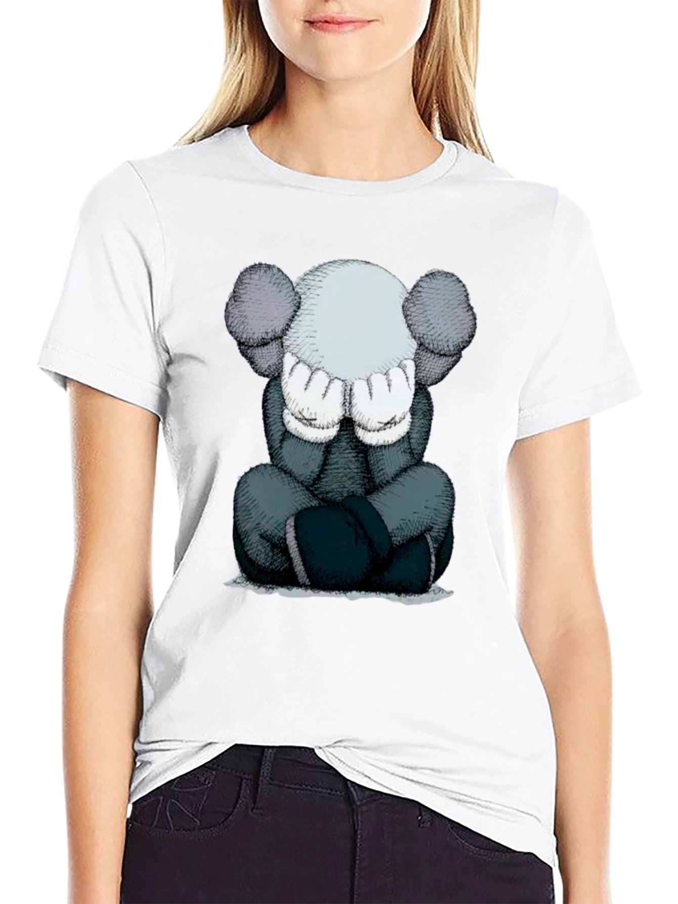 KAWS Inspired Graphic T-Shirt