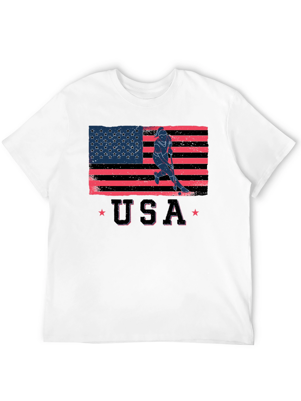 USA Hockey Flag Graphic Tee
