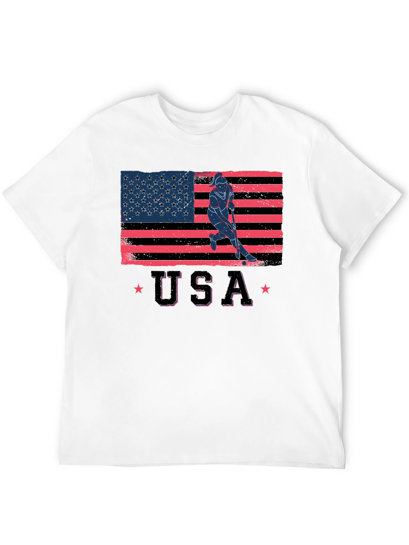 USA Hockey Flag Graphic Tee